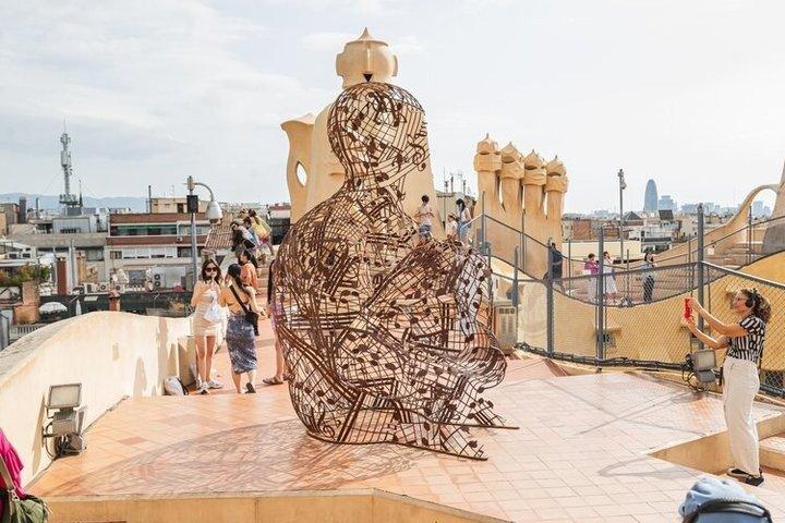 Barcelona door Gaudi Sagrada Familia Park Güell Batlló en Pedrera