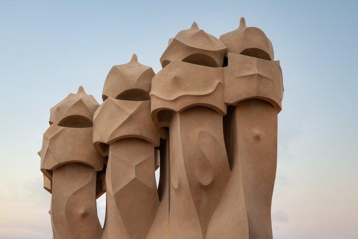 Barcelona door Gaudi Sagrada Familia Park Güell Batlló en Pedrera
