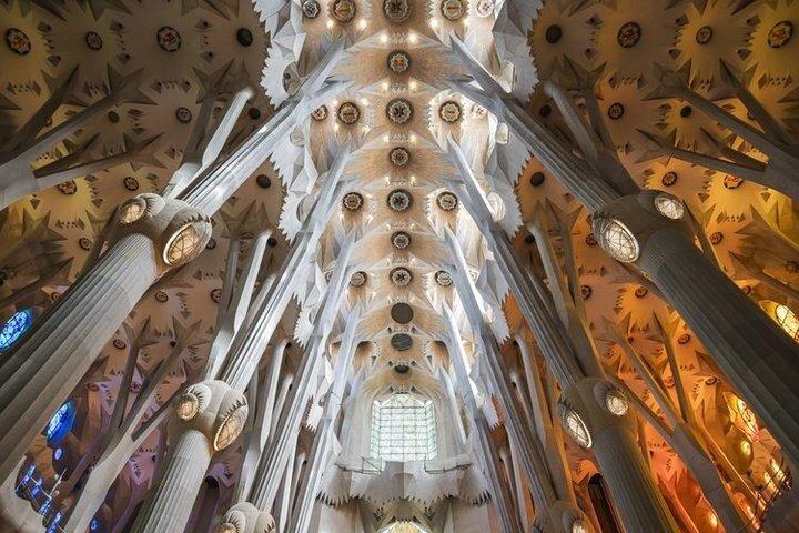 Sagrada Familia i Barcelona og Park Güell Indgang med Audio Guide