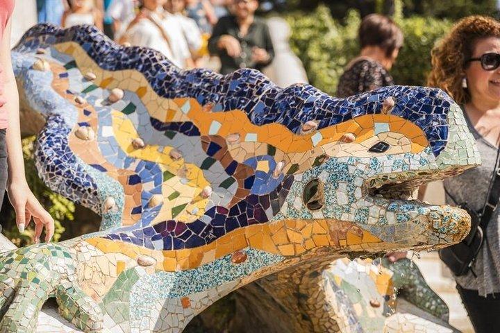 Sagrada Familia i Barcelona og Park Güell Indgang med Audio Guide