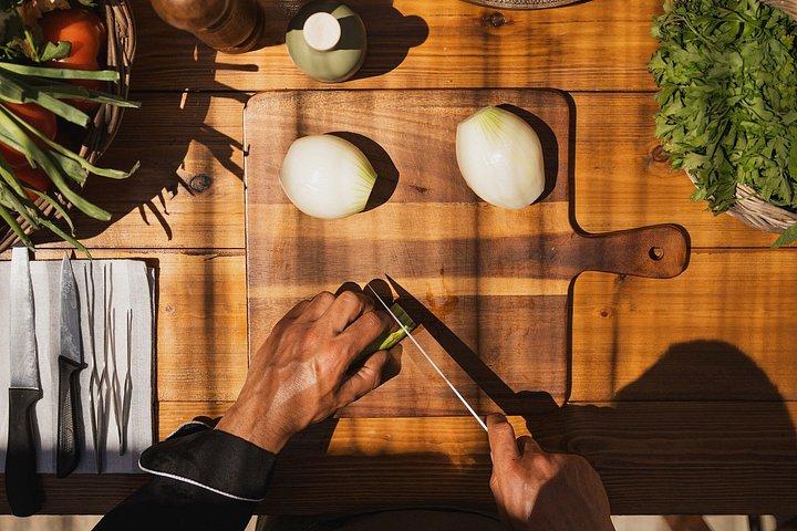 エステート料理クラスと農場から食卓へランチKtima Korres Yastra
