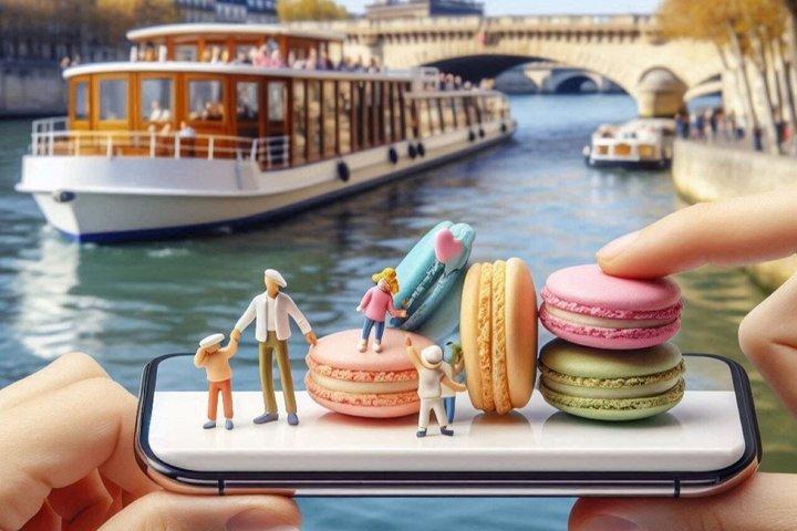 Rondvaart over de Seine en optionele Macaron-proeverij