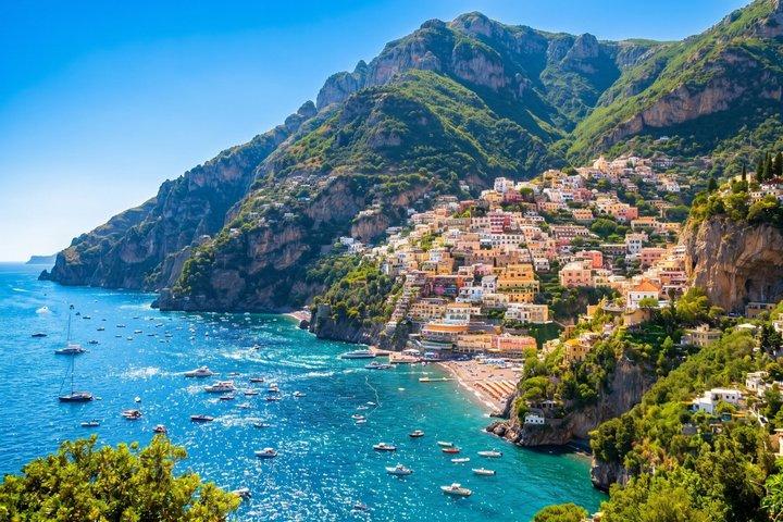 Fra Rom: Amalfikysten Cruise, Positano, Ravello & Seaside Lunch
