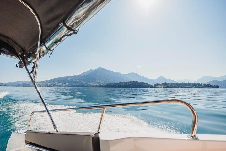 ルツェルン湖グランドジャーニー：プライベートボート＆景色の良い帰路