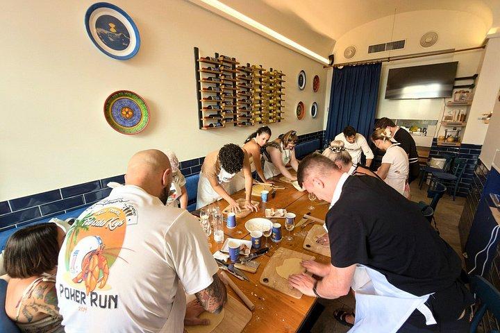 パスタティラミスとプロセッコのローマ料理教室