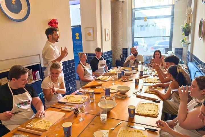 パスタティラミスとプロセッコのローマ料理教室