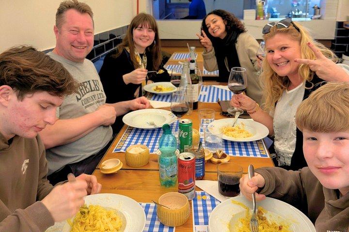 パスタティラミスとプロセッコのローマ料理教室