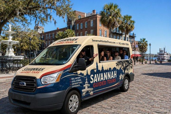 Savannah Historical Guided Open-Air Minibus Cruiser - Estacionamento gratuito