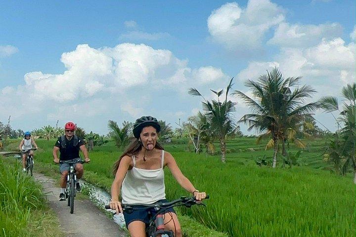 テガララン ライステラスへのウブド eBike ツアー