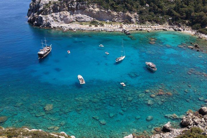 From Rhodes: Small-Group Cruise with Lunch & Drinks