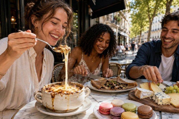 Tour gastronomico 100% vegetariano di Parigi a Le Marais Pasto completo