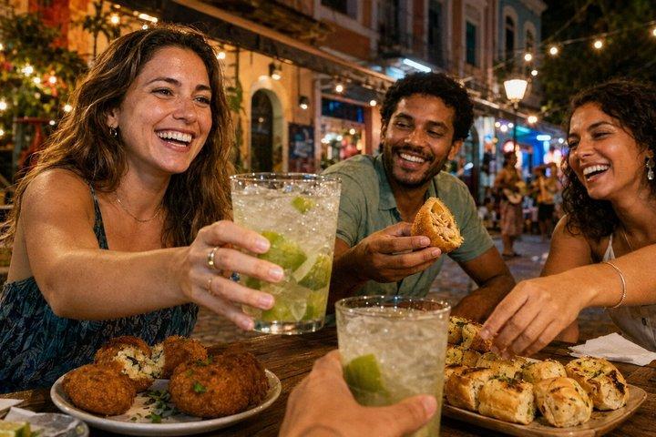 Tour serale di street food e caipirinha a Rio