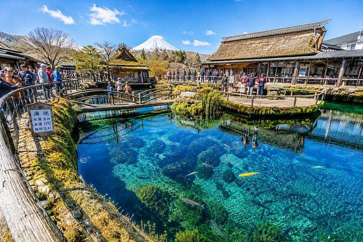 Fuji, Chureito-pagoden och Kawaguchikosjön Dagstur från Tokyo