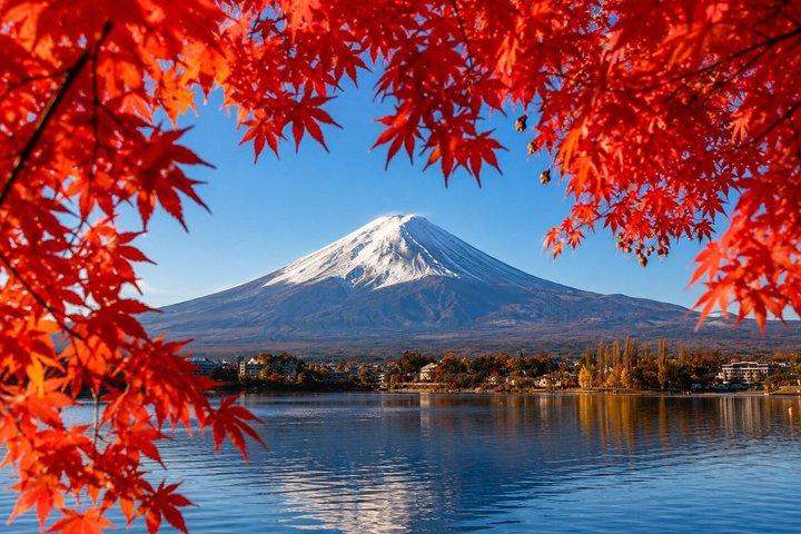 Fuji, Chureito-pagoden och Kawaguchikosjön Dagstur från Tokyo