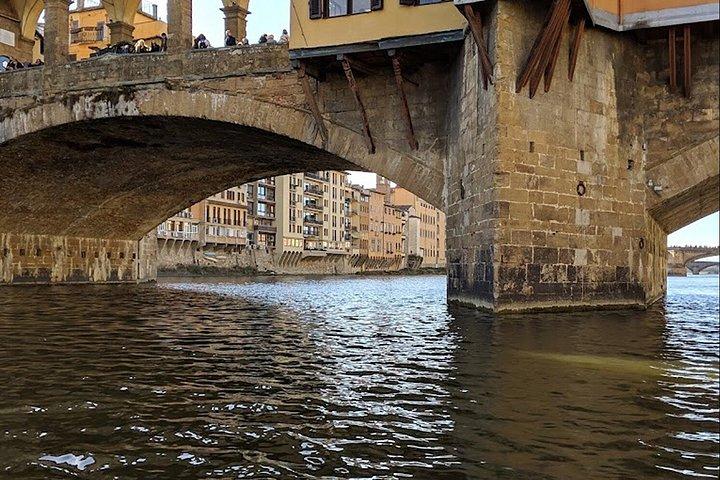 Soft Rafting in Florence under the Pontevecchio Arches