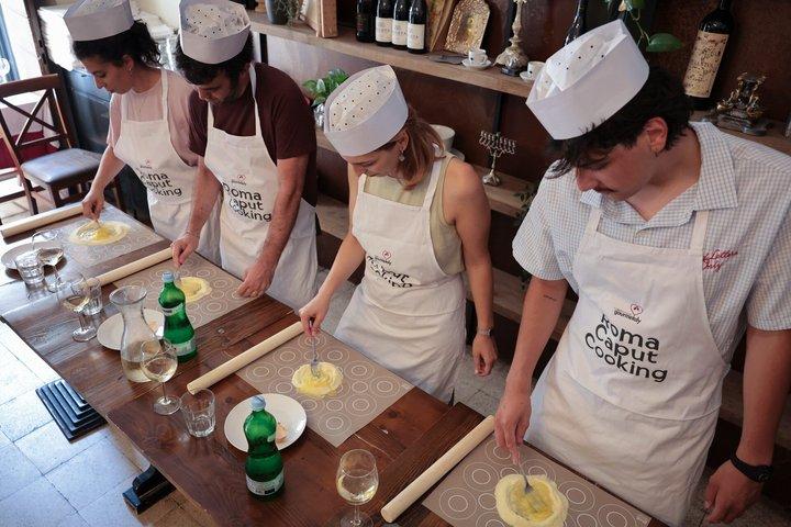 Quando a Roma : Pasta Cooking Class & Cena nel Ghetto Ebraico