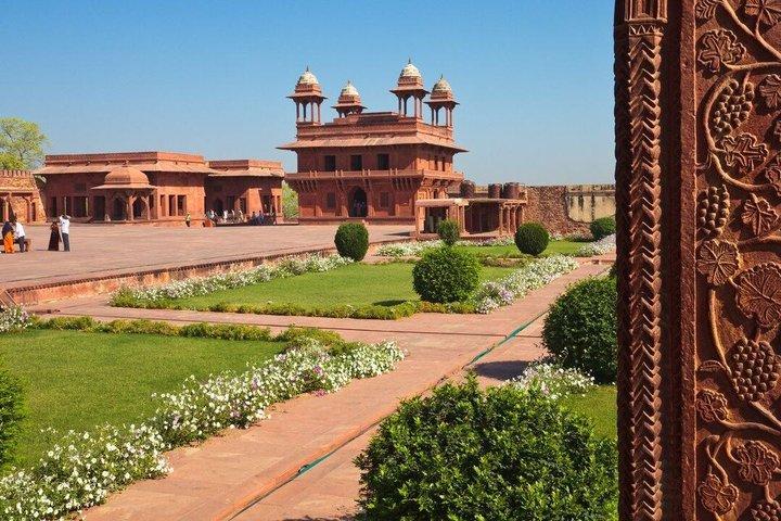 Da Delhi-Taj Mahal e tour privato del forte di Agra con Fatehpur Sikri
