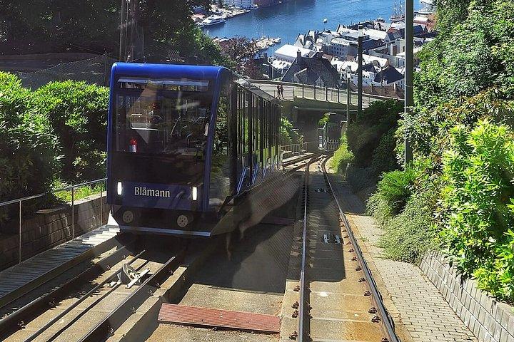ブリッゲンと旧市街でのベルゲンセルフガイドツアー、音声とクイズ