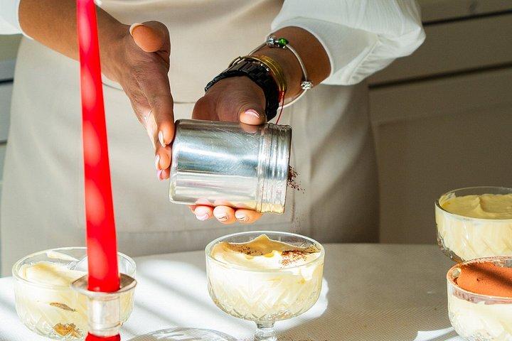 ミラノアワード受賞シェフパスタとアイコンデザート作り