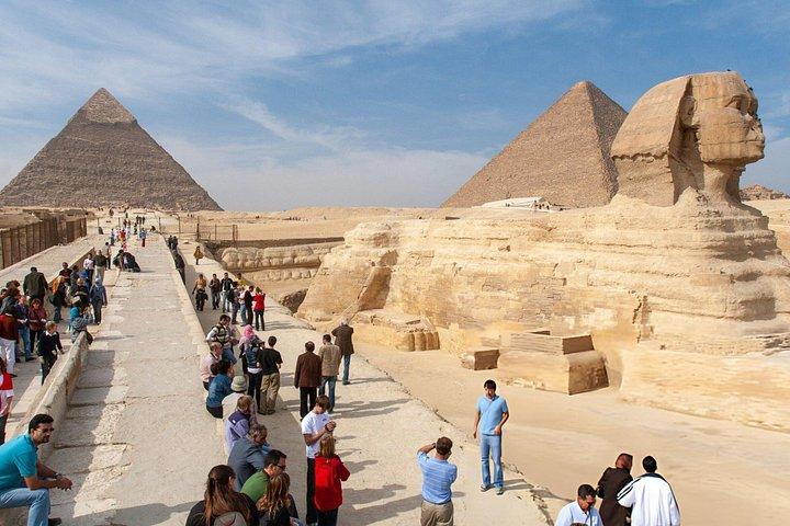 Hela Kairoresan från Hurghada: Pyramider, sfinx, museum och lunch
