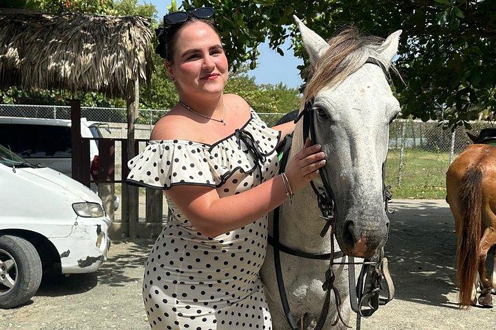 プエルトプラタの田園地帯とビーチでの乗馬アドベンチャー
