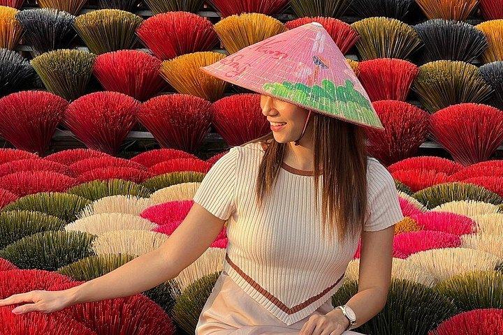 ハノイ：半日体験香村＆円錐帽子作り