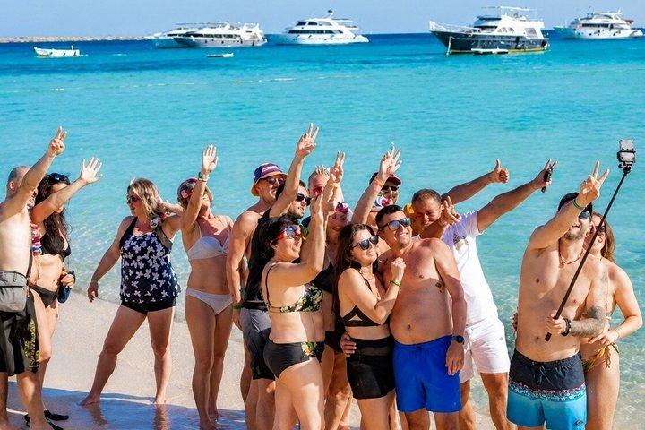 Luxury Orange Bay Island Cruise: Snorkeling, Water Sports & Lunch