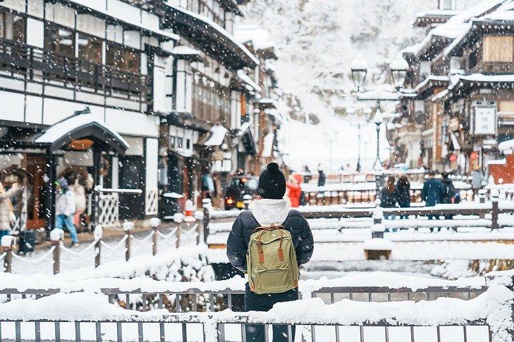 東京発 銀山温泉と蔵王雪怪獣めぐり2日間