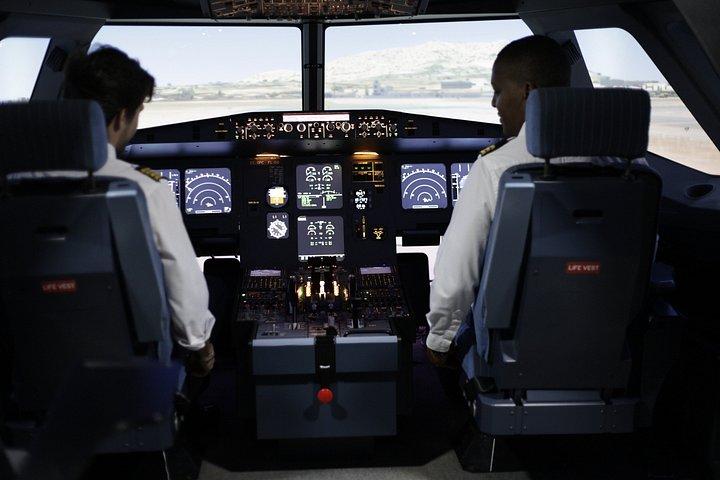 フライト体験2人用プロフェッショナルエアバスA320シミュレータ
