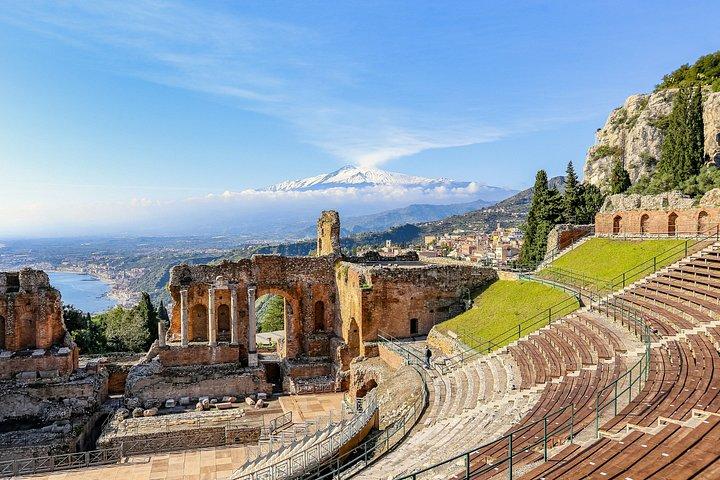 From Messina Shore Excursion: Taormina & Naxos Beach