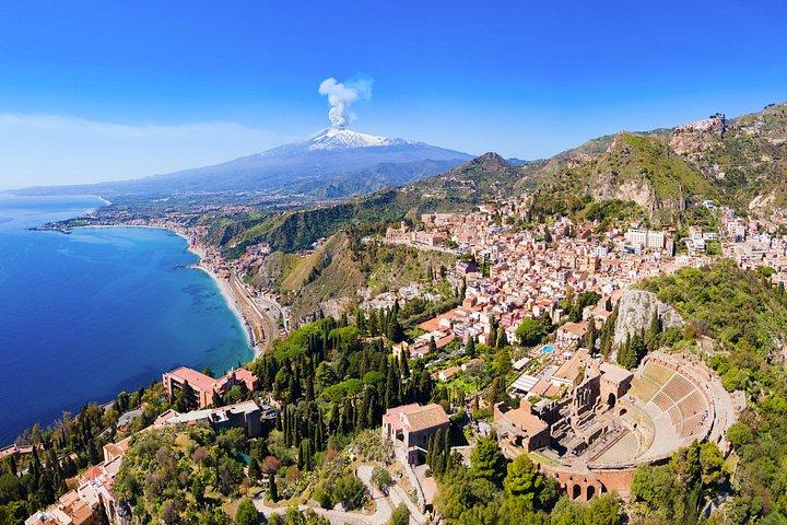 From Messina Shore Excursion: Taormina & Naxos Beach
