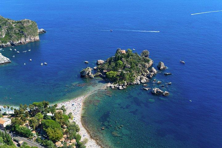 From Messina Shore Excursion: Taormina & Naxos Beach