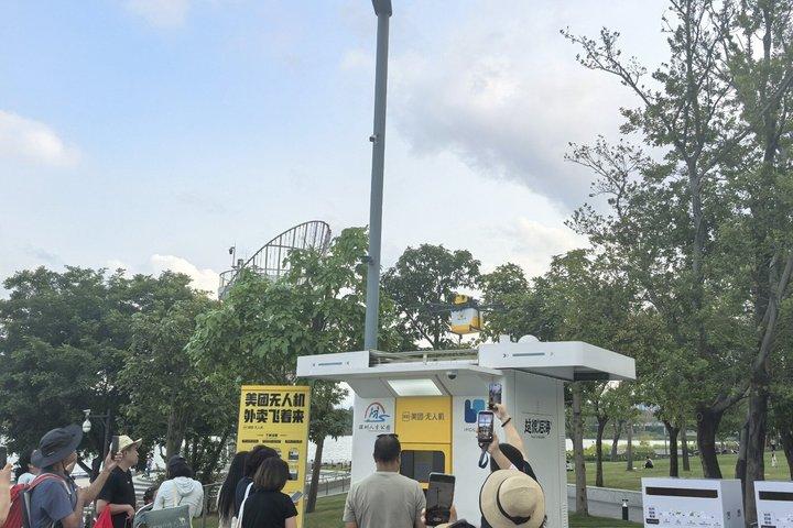 Shenzhen : Toekomstige Tech Tour Drone Delivery, robot en koffie