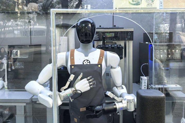 Shenzhen : Toekomstige Tech Tour Drone Delivery, robot en koffie