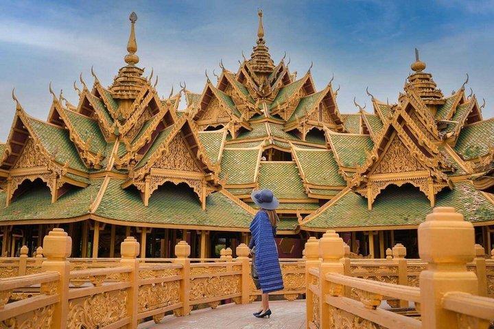 Opciones de boleto individual o combinado para la Ciudad Antigua y el Museo Erawan
