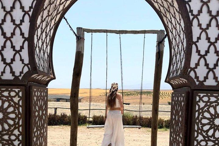 Agafay Desert Luxury Pool Lunch or Pool Dinner Show Private