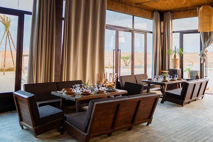 Agafay Desert Luxury Pool Lunch or Pool Dinner Show Private