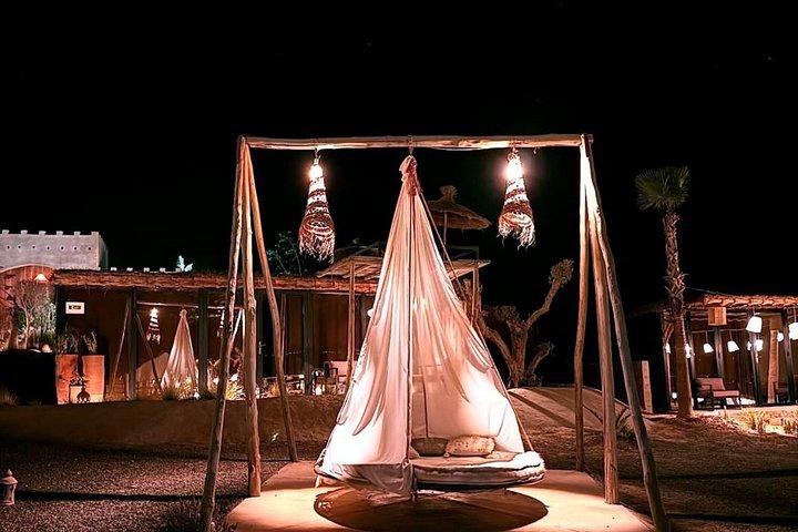 Agafay Desert Luxury Pool Lunch or Pool Dinner Show Private