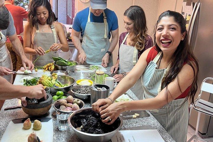 Mexico City Market Tour & Authentic Cooking Class in Lucia's Home