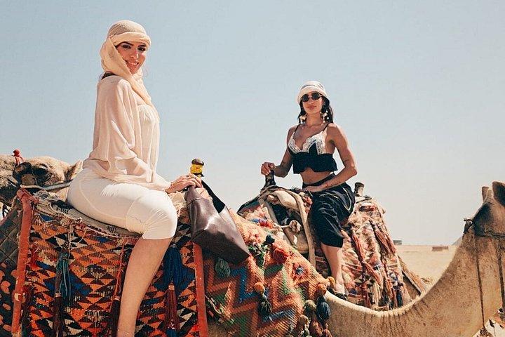 All-Inclusive Giza Pyramids, Queens’ Pyramids, Camel Ride & Lunch