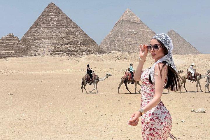 All-Inclusive Giza Pyramids, Queens’ Pyramids, Camel Ride & Lunch