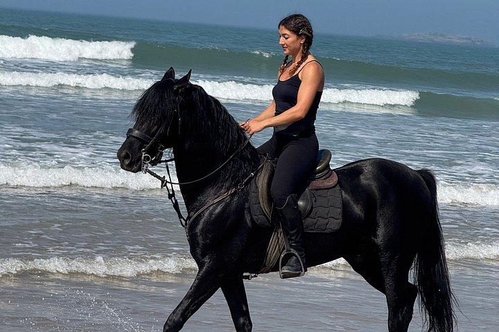 エッサウイラでお土産の写真とビデオで乗馬