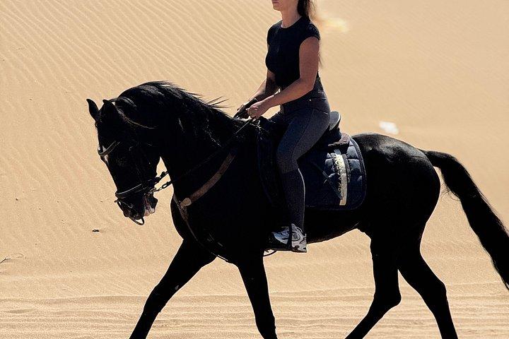 エッサウイラでお土産の写真とビデオで乗馬