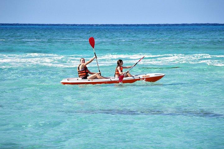 Cozumel : Kuzá Escape プライベートビーチ、ビュッフェ＆オープンバー
