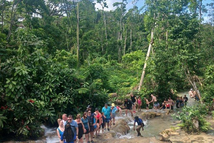 Expérience privée Dunn’s River Falls, Blue Hole et Margaritaville