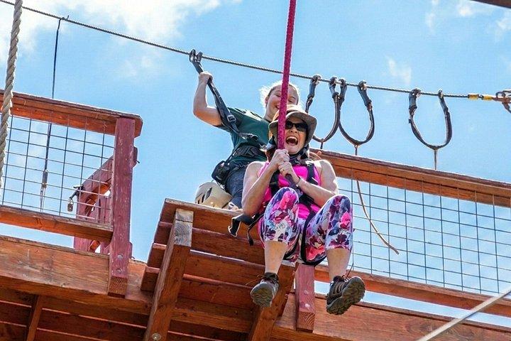 Adventure Course Extreme Including Climbing Wall & Rappel