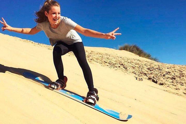 Timlaline Sunset Experience: Cave, Sandboarding, Quad & Dinner