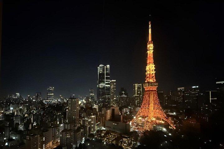 東京タワーでの相撲ショー体験と日本語料理