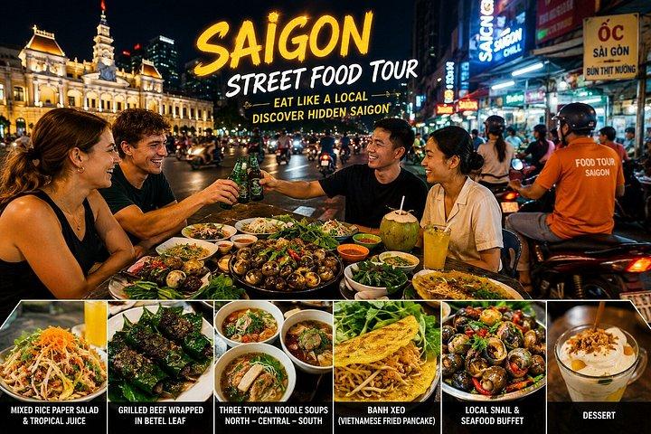 Saigon Street Food Tour with Motorbike/Car
