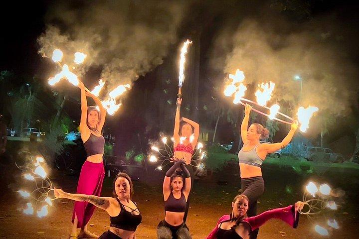Fire Dance Class and Show for Groups in Waikiki